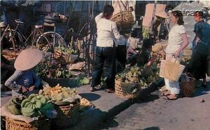 South Vietnam , Saigon, Vietnamese Market, Mike Roberts No. SC9869