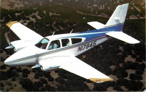 Postcard 1960s Aircraft Advertising Beechcraft Baron E55 22-12280