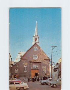 Postcard Church, Notre-Dame-des-Victoires, Quebec City, Canada 