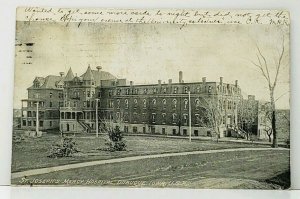 Dubuque  Iowa St. Joseph's Mercy Hospital 1907 Postcard J7