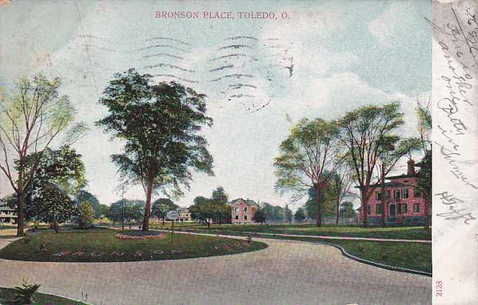 The Bronson Place - Toledo, Ohio - pm 1907 - UDB