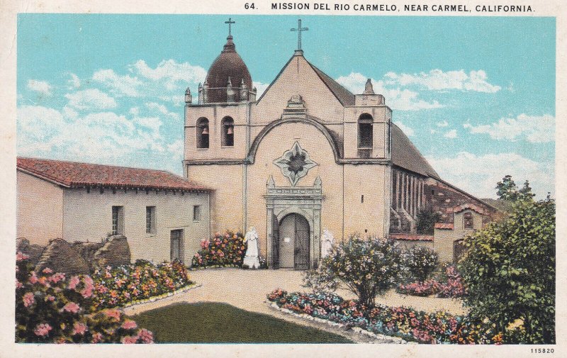 Near CARMEL, California, 1900-1910s; Mission Del Rio Carmelo