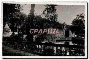 Postcard Modern Brantome Dronne And I & # 39Abbaye Views From Public Garden