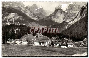 Old Postcard Pralognan La Vanoise Hamlet Challiere and Col de la Vanoise