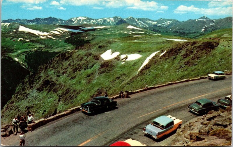 Never Summer Range Forrest Canyon Trail Ridge Rd Rocky Mountain Park Postcard 