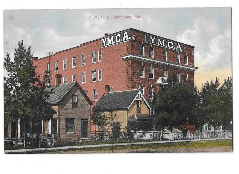 YMCA and Old Houses Enmonton Alberta Canada