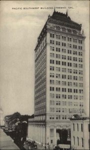 Fresno California CA Pacific Southwest Bldg c1900s-20s Postcard