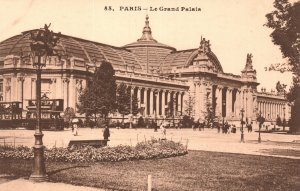 Vintage Postcard 1910's Le Grand Palais Paris France FR