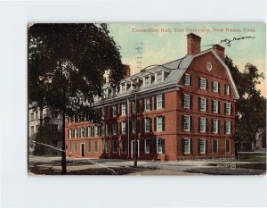 Postcard Connecticut Hall, Yale University, New Haven, Connecticut