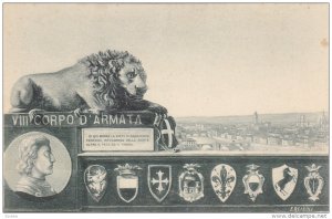 Lion , VIII Corpo D'Armata , Italy , 1890s