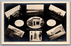 Postcard RPPC c1910s Fife Lake Michigan Multi View Citizens Bank Advert by Beebe