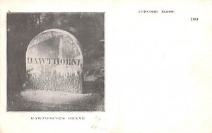 Hawthorne's Grave Concord, Massachusetts