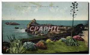 Old Postcard Biarritz The Rock The Rock of the Virgin