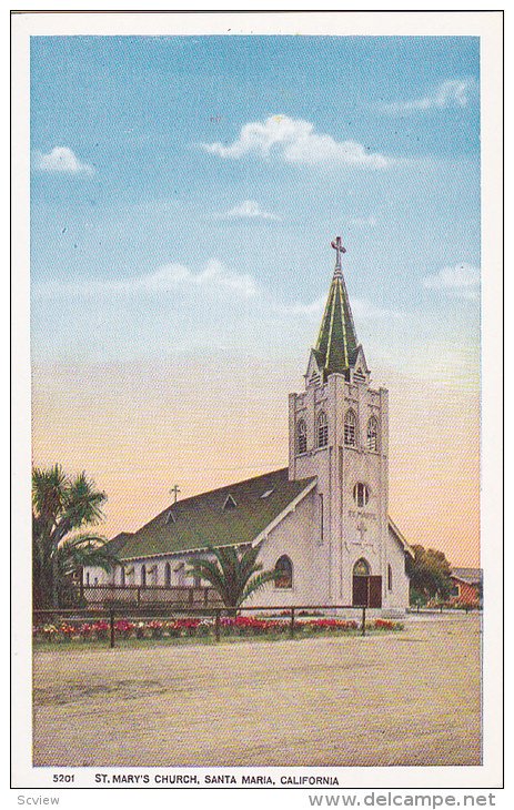 St. Mary's Church, Santa Maria, California, 1910-1920s