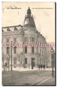 Old Postcard Grenoble Chamber Of Commerce