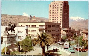 Postcard - Tamayo Square - La Paz, Bolivia