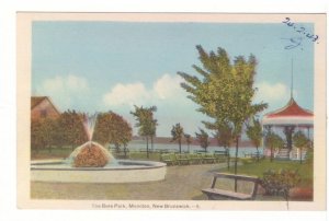 The Bore Park, Moncton, New Brunswick, Vintage 1943 PECO Postcard