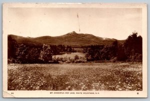 RPPC  White Mountains  New Hampshire  Mt. Chocorua   Photo  Postcard  1931