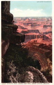 USA Hanging Rock Grand Canyon Arizona Vintage Postcard 05.41