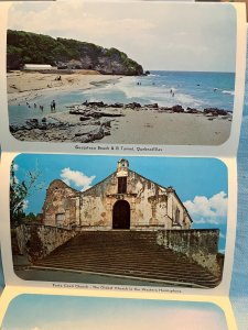 Puerto Rico Souvenir Folder Postcard 12 Views