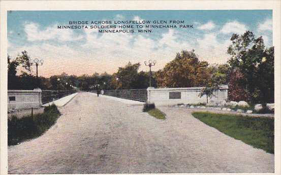 Bridge Across Longfellow Glen Minneapolis Minnesota