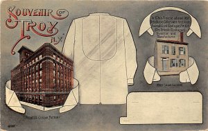 Troy New York c1910 Postcard Collar Factory Shirt and Collar 