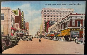 Vintage Postcard 1930-1945 Main Street, Little Rock, Arkansas (AR)