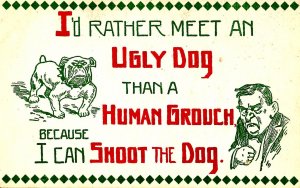 Humor - Ugly Dog or Human Grouch?