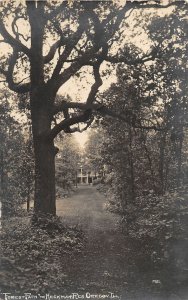 G20/ Oregon Illinois RPPC Postcard c1920s Forest Path Heckman Home 12