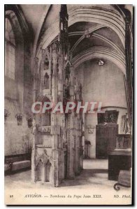 Old Postcard Avignon Pope John XXII Tomb