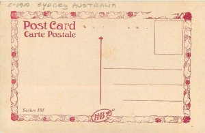 Australia Sydney C-1910 Botanic Gardens Green Frame like Postcard 22-8285