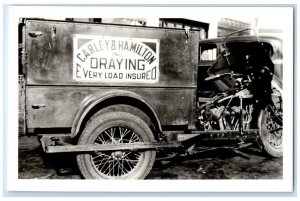 c1930's Indian Motorcycle Occupational #1 San Francisco CA RPPC Photo Postcard