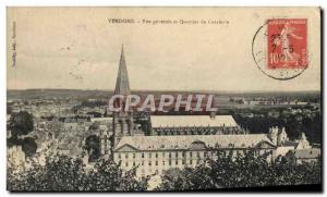 Postcard Old Army Barracks Vendome General and cavalry barracks View