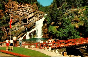 Canada Alberta Waterton Lakes Cameron Falls