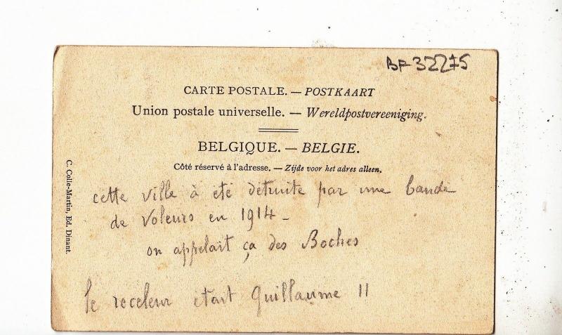 BF32275 dinant belgium les bords de la meuse   front/back image