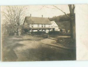 Old rppc BUILDING SCENE Architecture Postcard AB1159