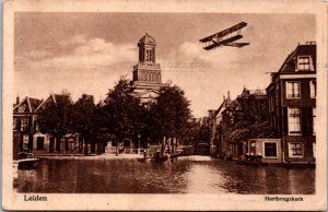 Netherlands Leiden Hartebrugkerk Vintage Postcard  09.74