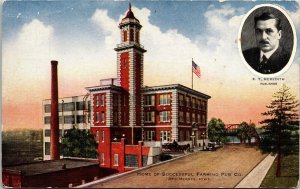 Home Farming Publishing Des Moines Iowa IA ET Meredith Bridge Postcard WOB UNP  