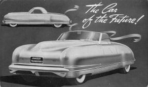 Chrysler Thunderbolt The Car of The Future Postcard