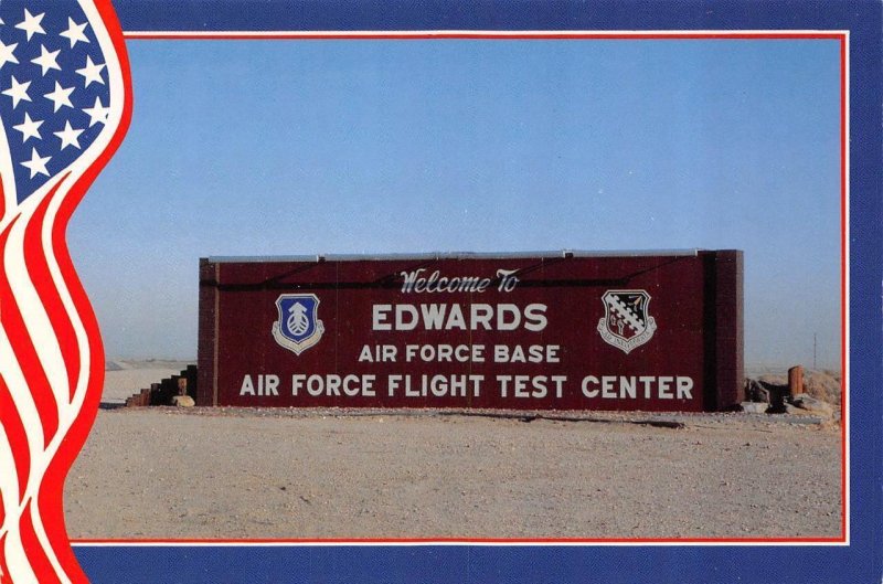 3~4X6 Postcards CA California  EDWARDS AIR FORCE BASE  Sign & 1999 Open House