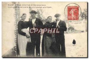 Old Postcard Folklore Dance