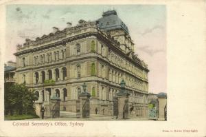 australia, SYDNEY, Colonial Secretary's Office (1907) Stamp