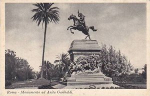 Italy Roma Rome Monumento ad Anita Garibaldi