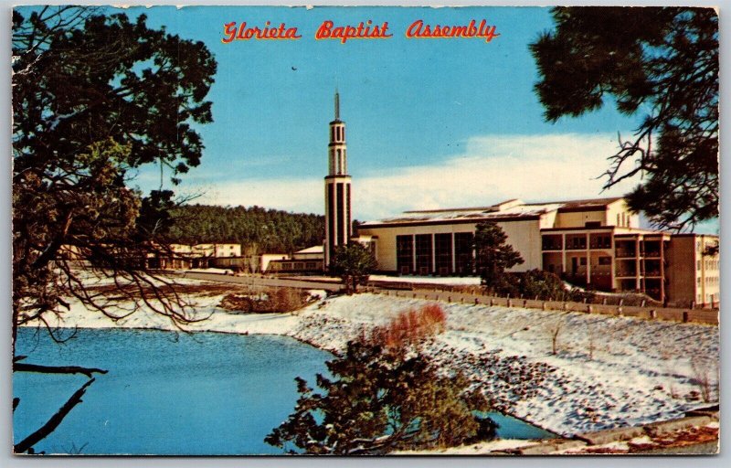 Vtg New Mexico NM Glorieta Baptist Assembly Holcomb Auditorium Postcard