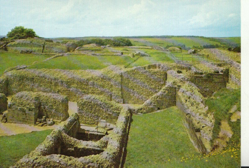 Wiltshire Postcard - Old Sarum - Great Tower from East - Ref TZ249