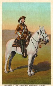 Vintage Postcard Colonel W.F. Codey Buffalo Bill North Platte Nebraska