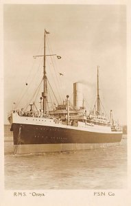 R.M.S Oroya  Real Photo R.M.S Oroya , Pacific Steamship Navigation Company Vi...