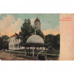 c.1912 Old Spring Harrisonburg Virginia Postcard / 2R3-689