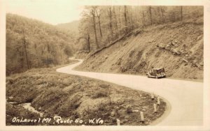 USA On Laurel Mountain West Vigninia RPPC 06.45
