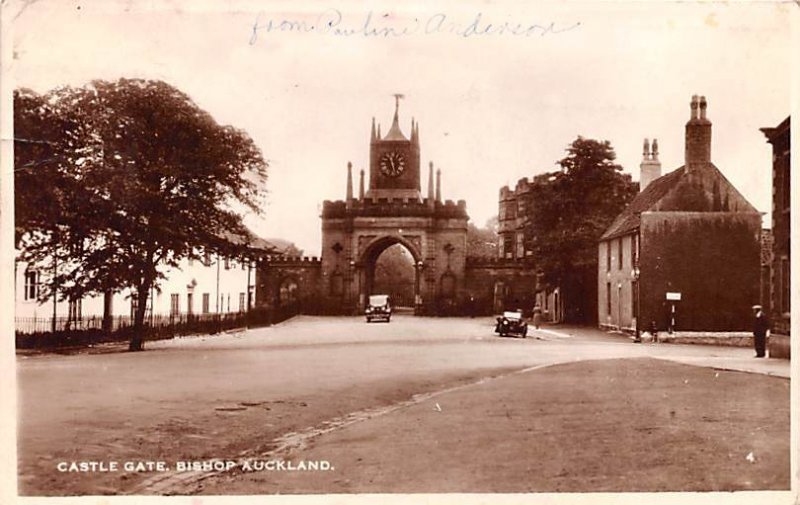 Castle Gate Bishop Auckland New Zealand Postal Used Unknown, Missing Stamp 